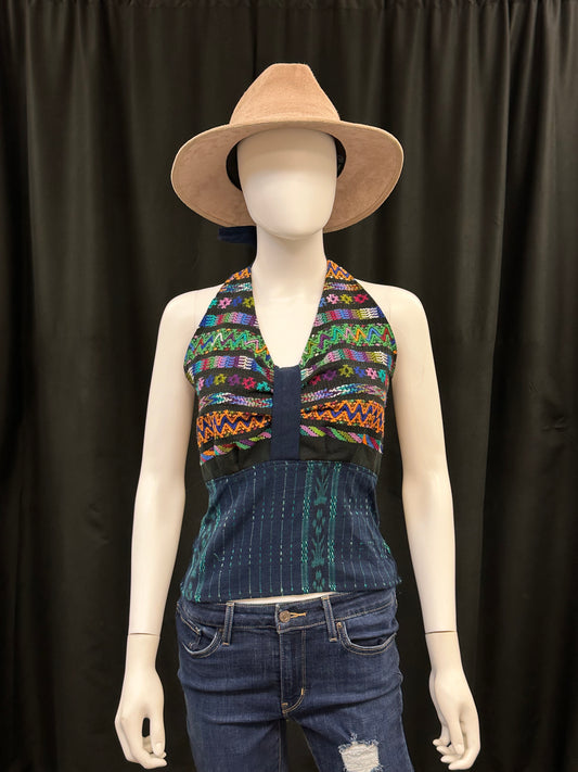 Women's Guatemalan Handwoven Strapless Huipil Top