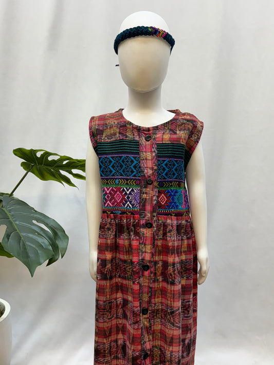 Guatemalan Girl Embroidered Dress