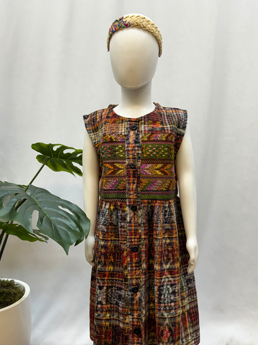 Guatemalan Girl Embroidered Dress