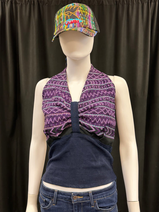 Women's Guatemalan Handwoven Strapless Huipil Top