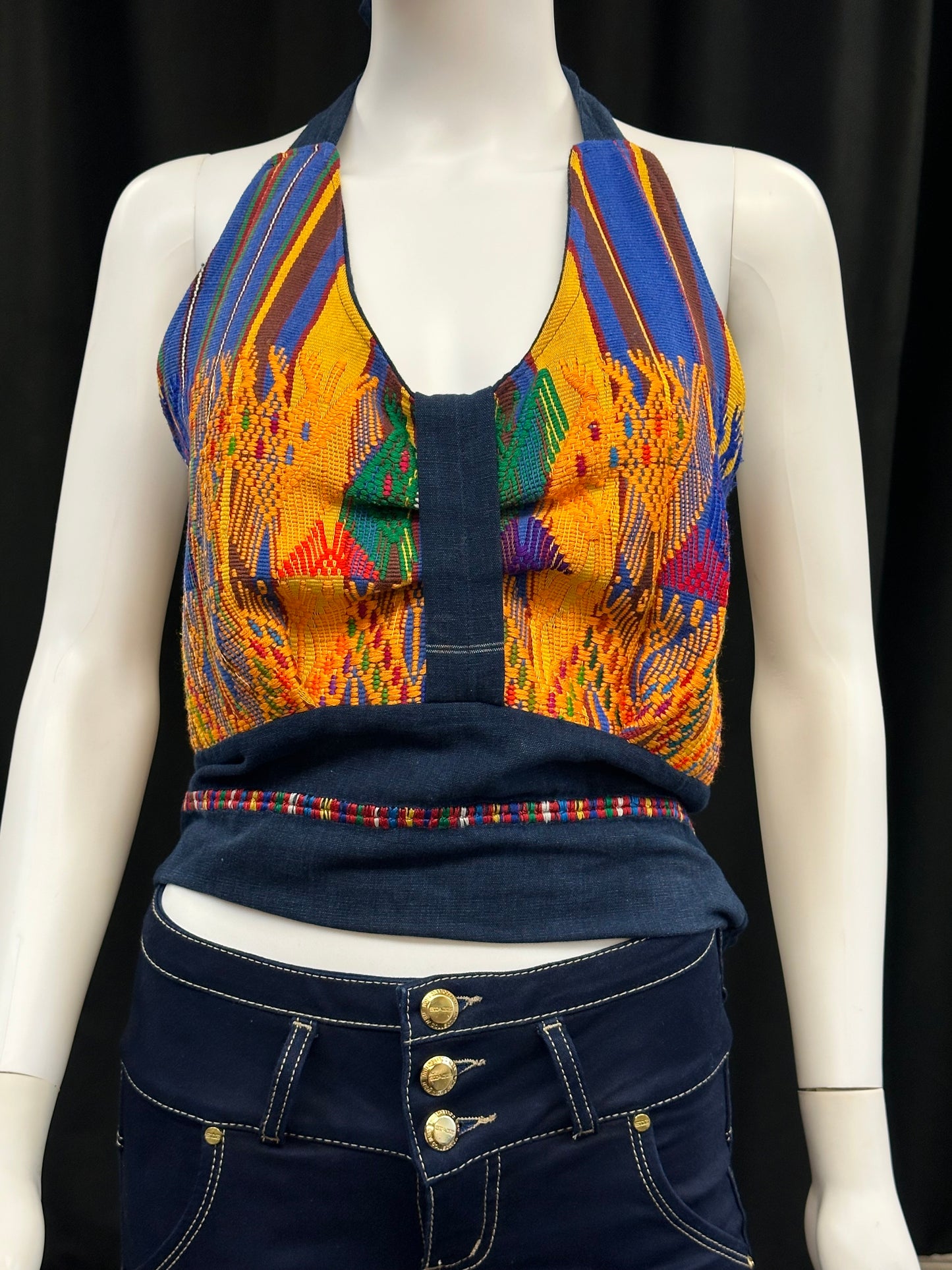 Women's Guatemalan Handwoven Huipil Top