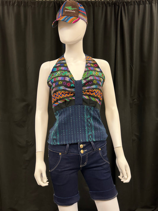 Women's Guatemalan Handwoven Strapless Huipil Top