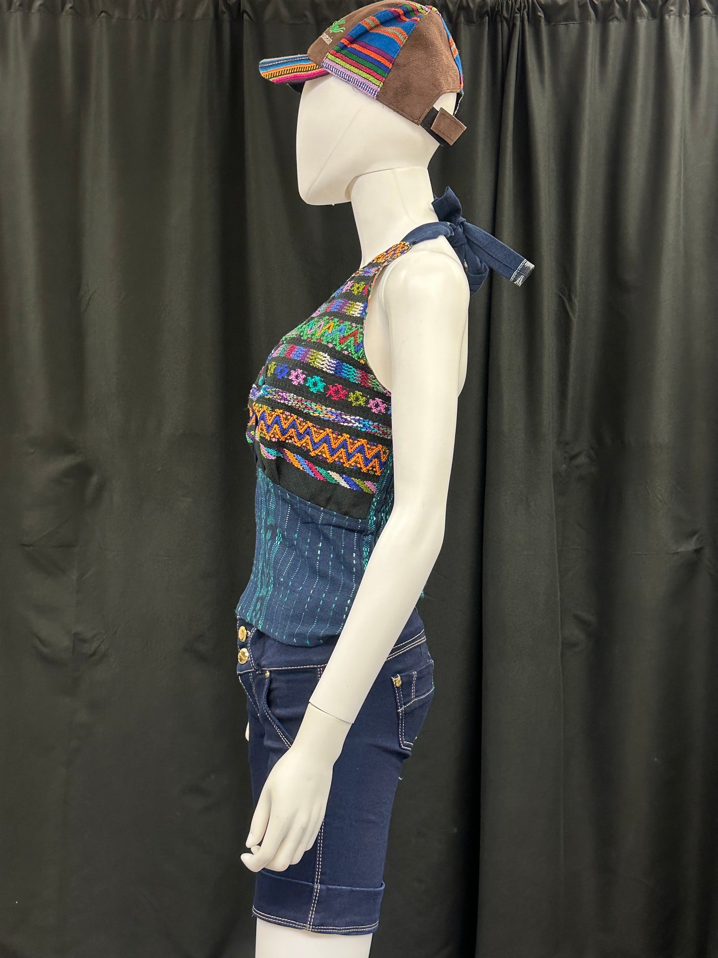 Women's Guatemalan Handwoven Strapless Huipil Top