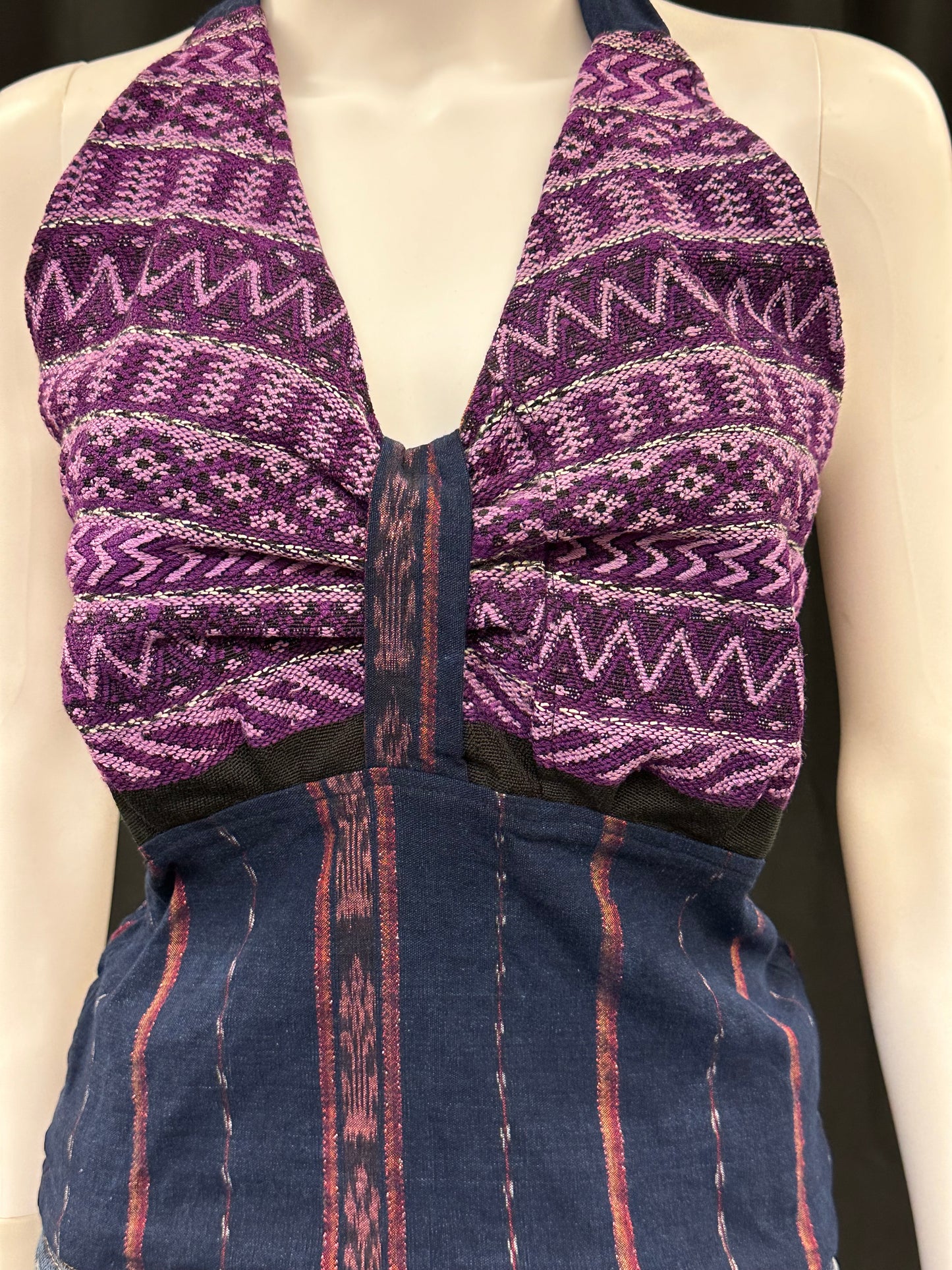 Women's Guatemalan Handwoven Strapless Huipil Top