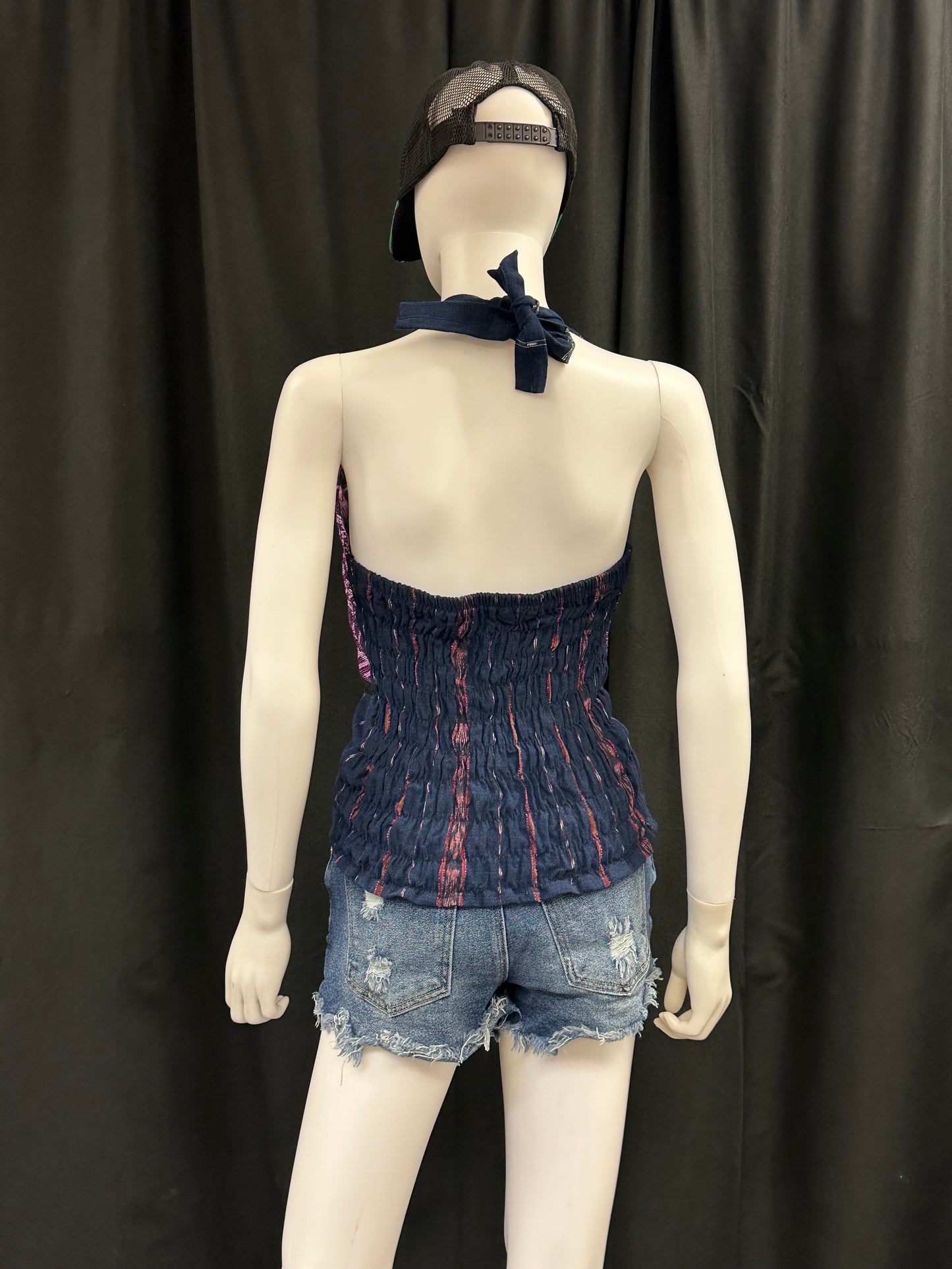 Women's Guatemalan Handwoven Strapless Huipil Top