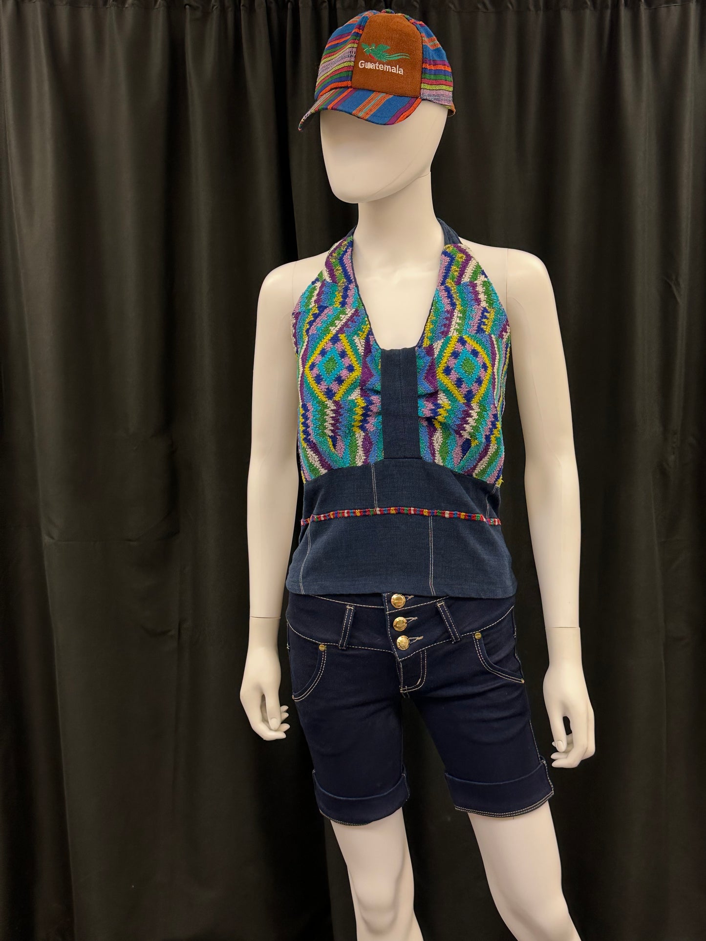 Women's Guatemalan Strapless Huipil Top