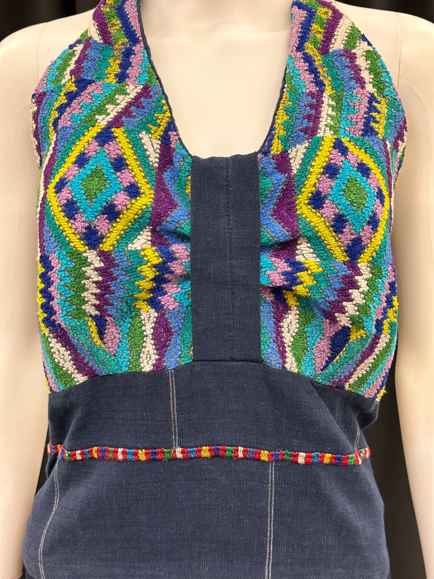 Women's Guatemalan Strapless Huipil Top