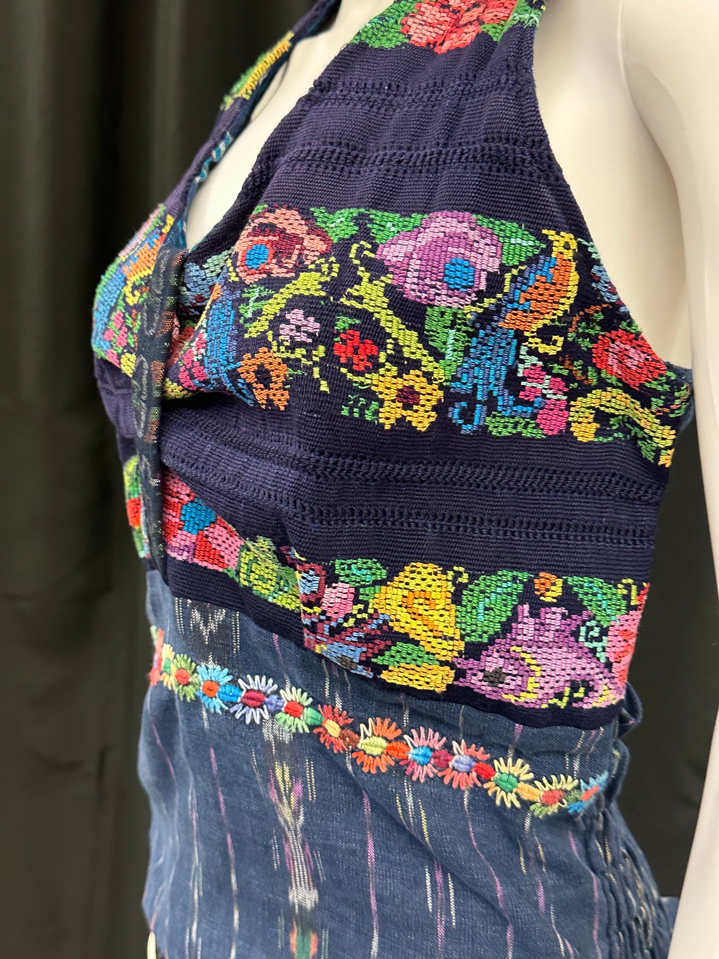 Women's Guatemalan Handwoven Strapless Huipil Top