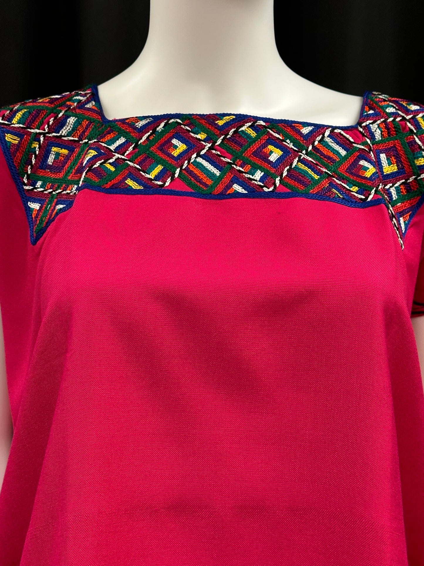 Women's Guatemalan Embroidered Huipil Blouse