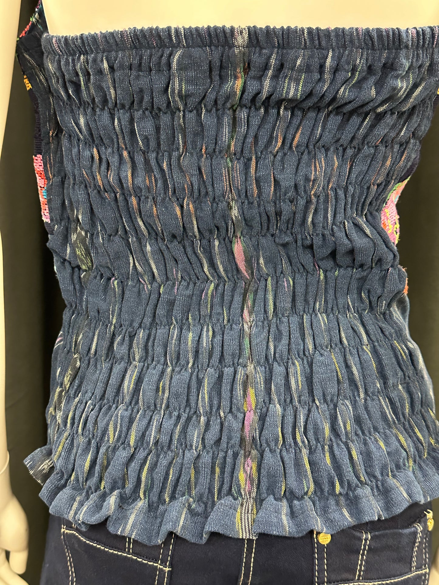 Women's Guatemalan Handwoven Strapless Huipil Top