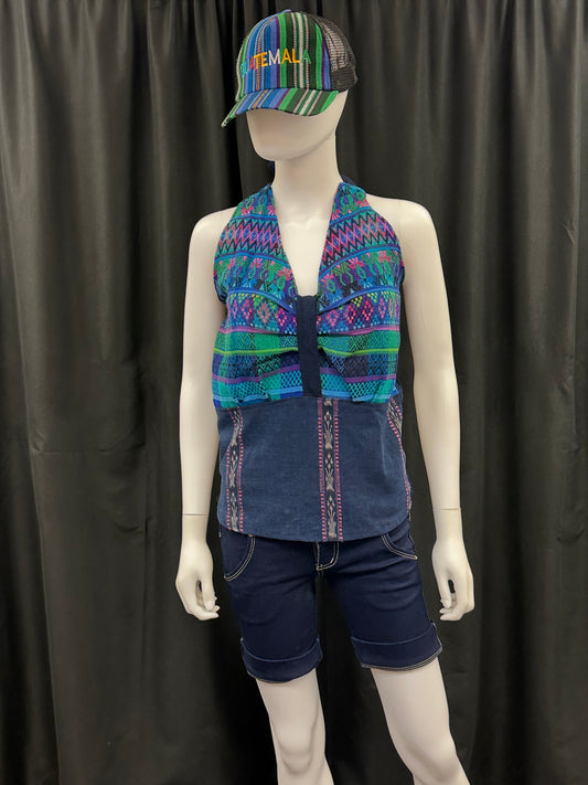 Women's Guatemala Handwoven Strapless Huipil Top