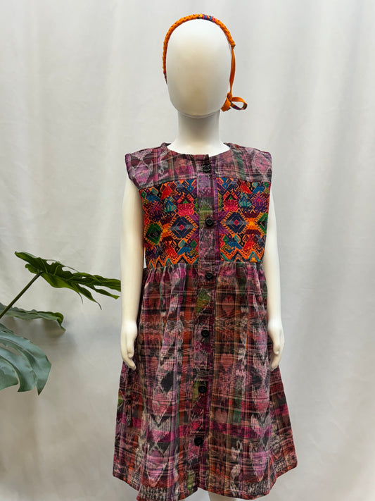 Girl Embroidered Guatemalan Dress