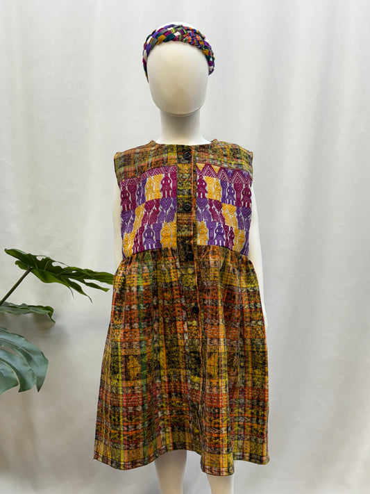 Girl Embroidered Guatemalan Dress