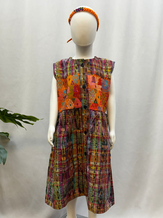 Girl Embroidered Guatemalan Dress