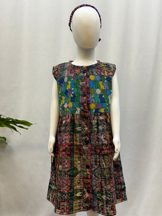 Girl Embroidered Guatemalan Dress