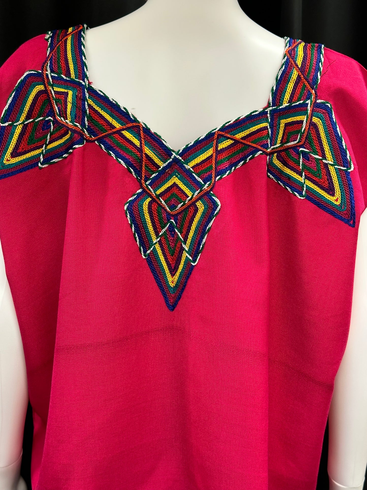 Women's Guatemalan Embroidered Huipil Blouse