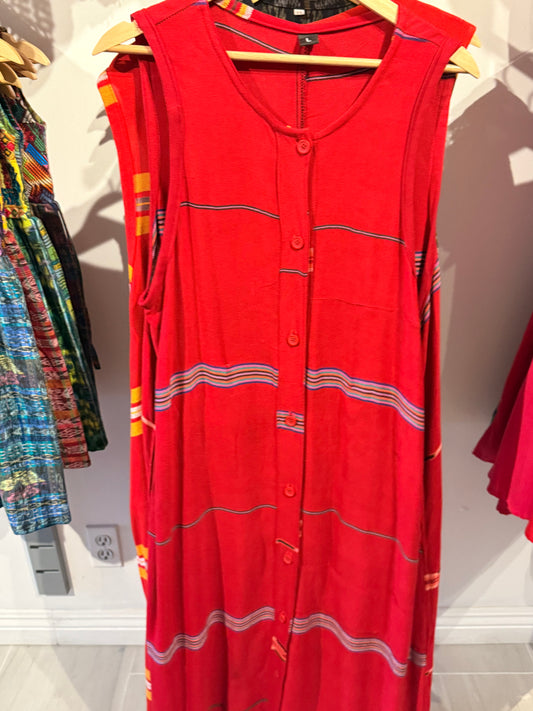 Women's Guatemalan Sleveless Kimono