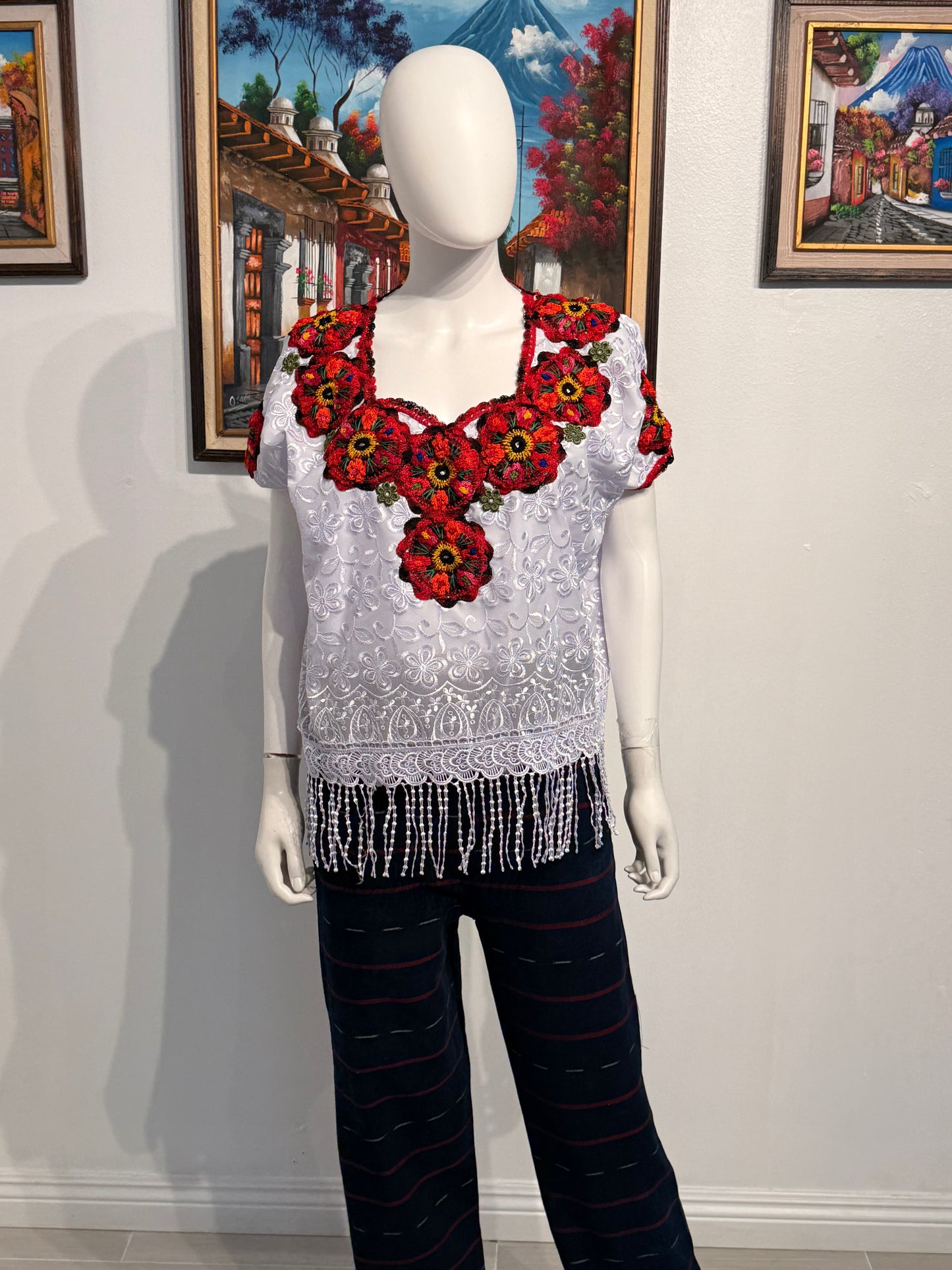 Women's Embroidered Sik Blouse