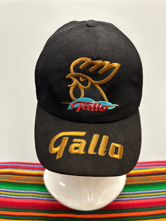 New Arrival! Guatemalan Suede Gallo Beer Hat with Flag