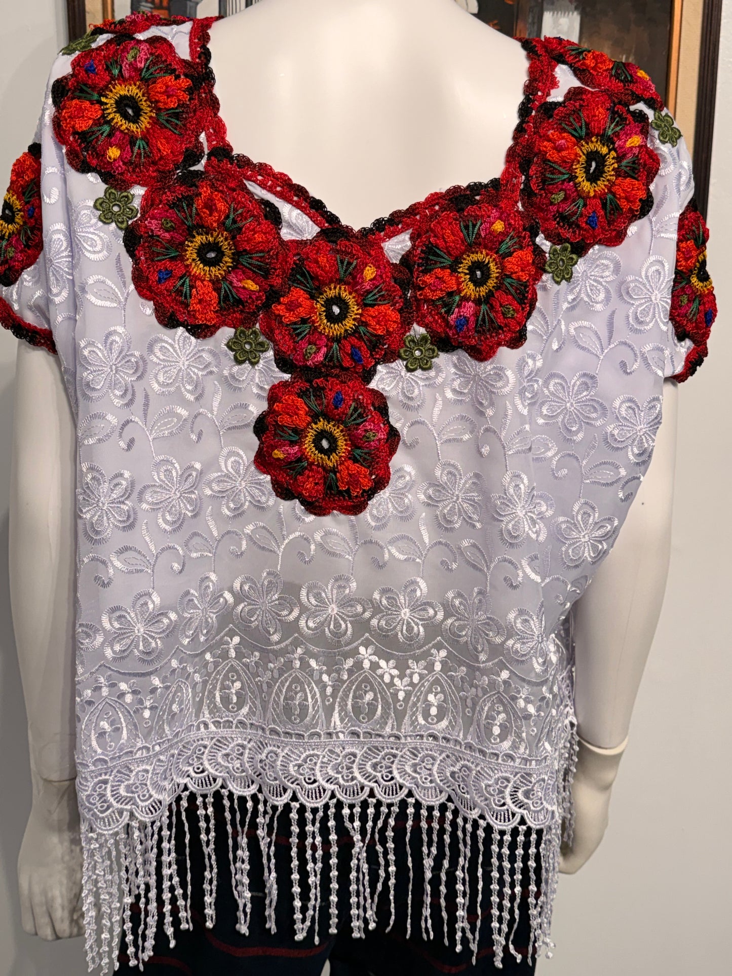Women's Embroidered Sik Blouse