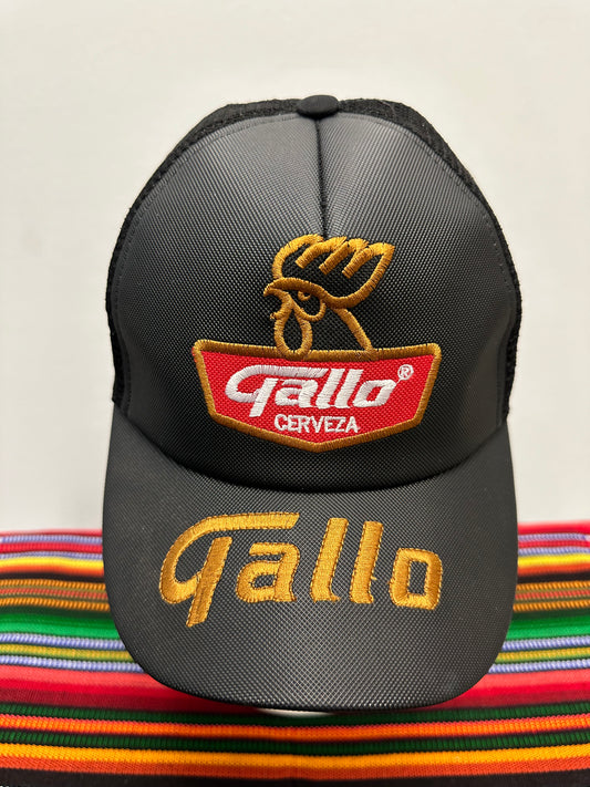 Guatemalan Gallo Beer Hat with Gold Letters