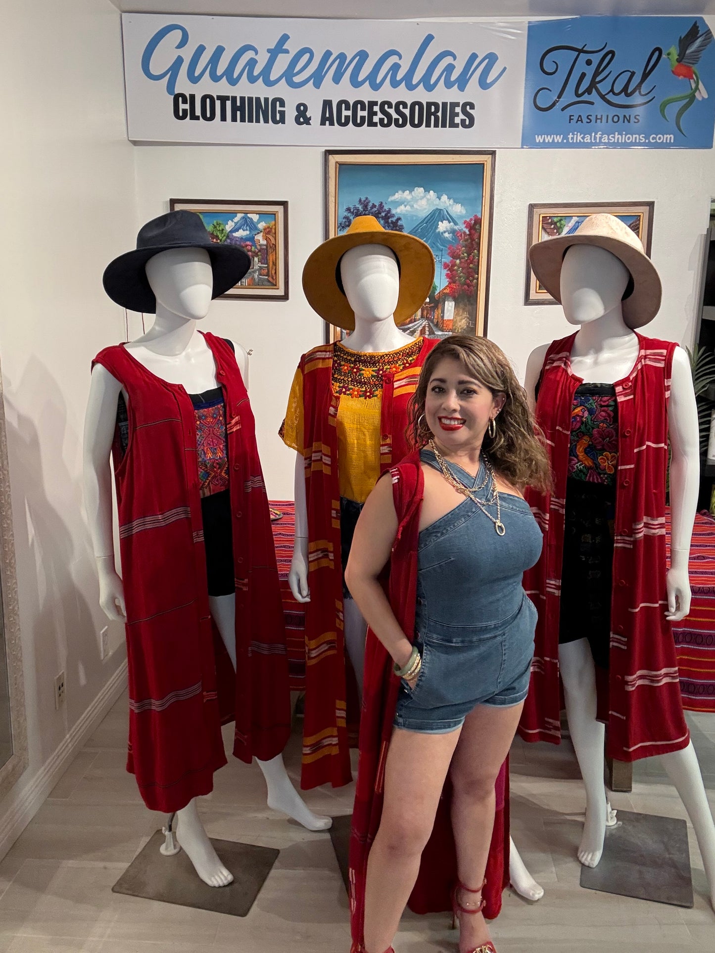 Women's Guatemalan Sleveless Kimono