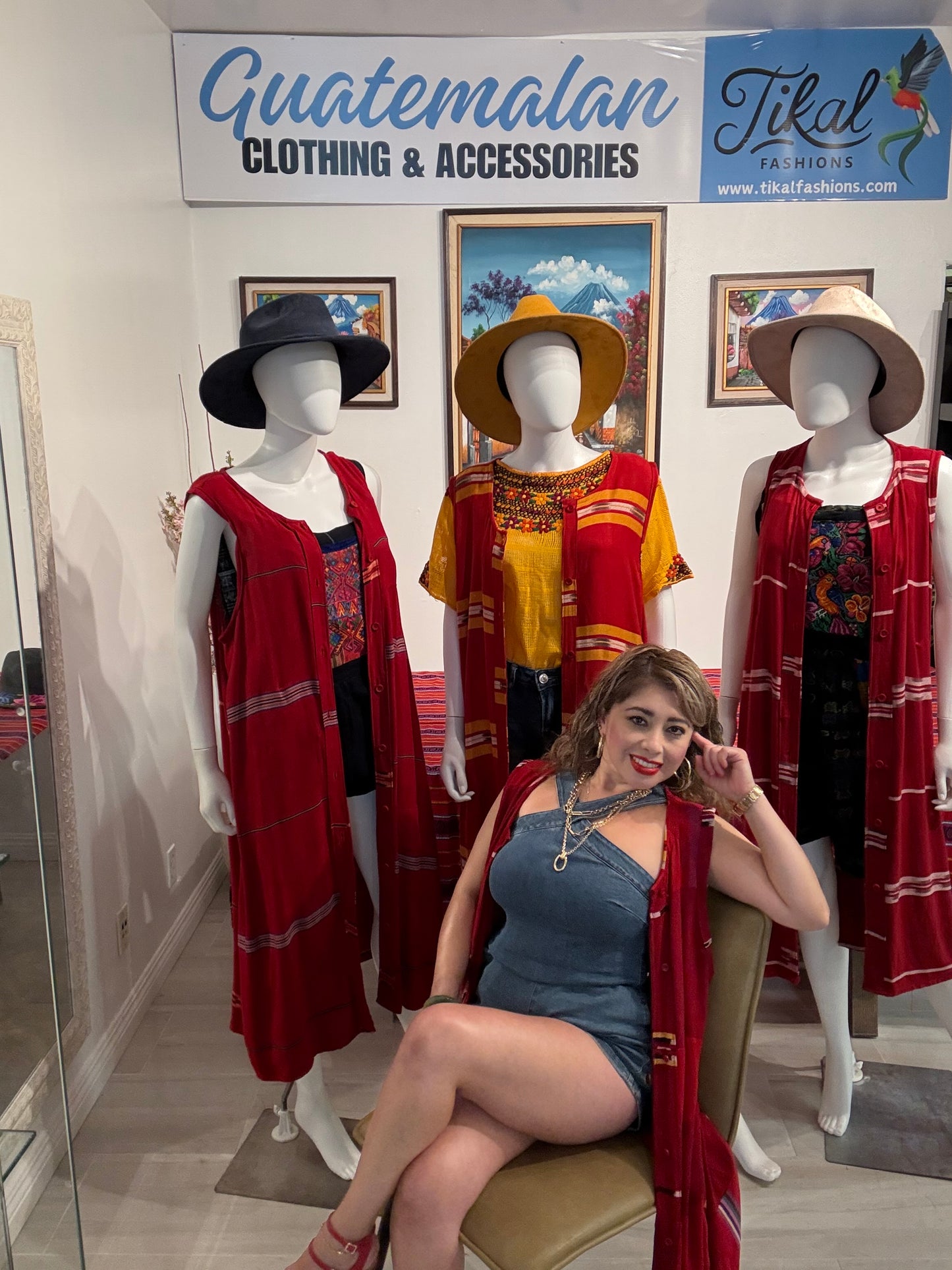 Women's Guatemalan Sleveless Kimono