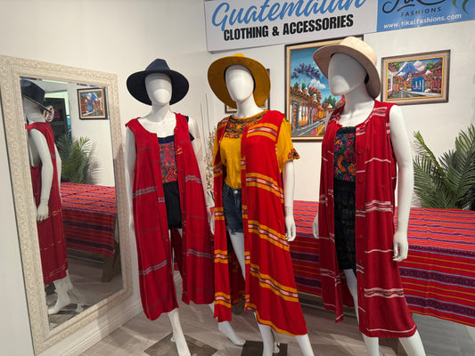 Women's Guatemalan Sleveless Kimono