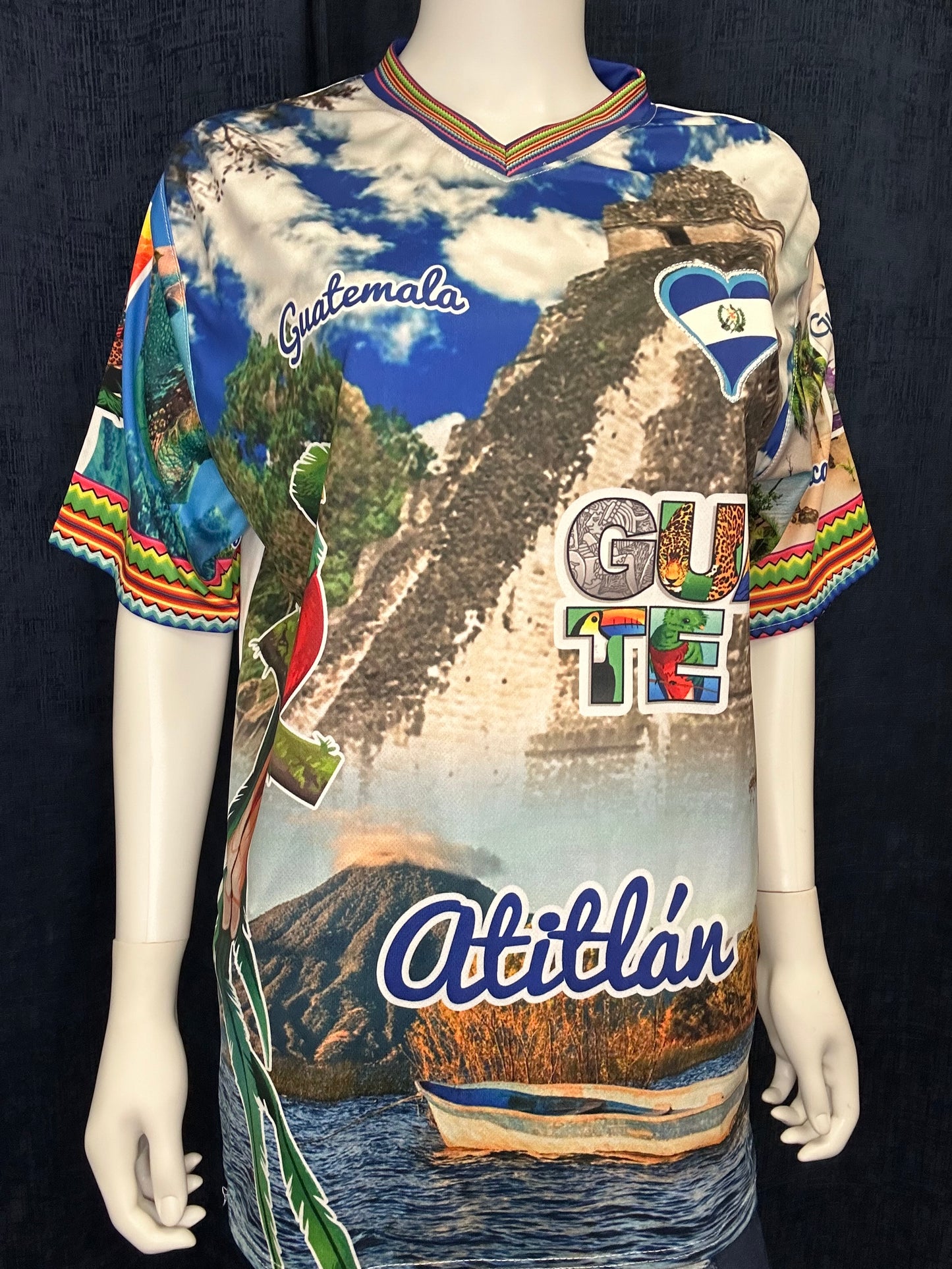 New Arrivals! Unisex Guatemalan Famous Beaches, Lakes and Ruins