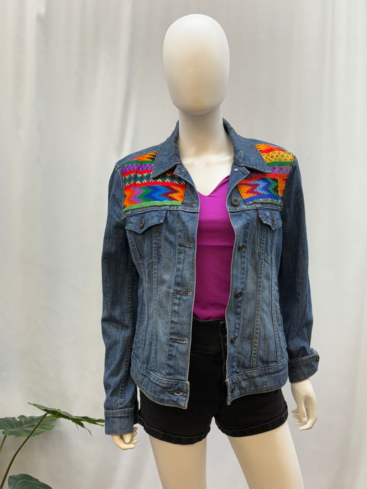 Embroidered Guatemalan Jean Jacket