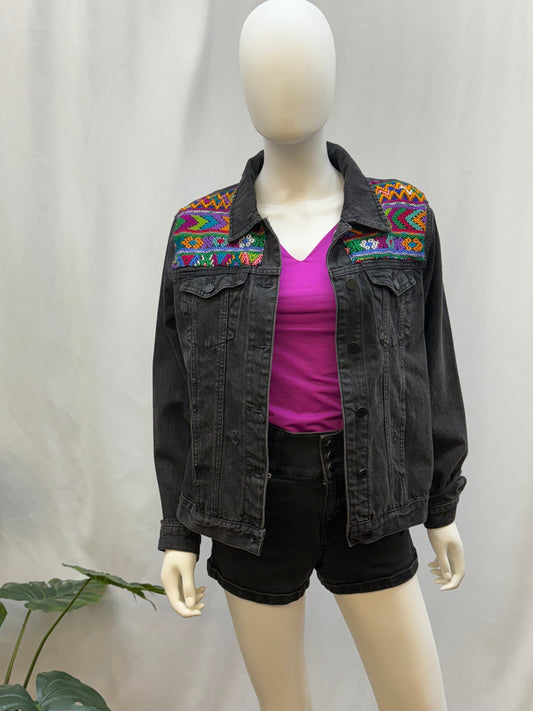 Embroidered Guatemalan Jean Jacket