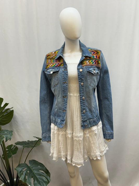 Embroidered Guatemalan Jean Jacket