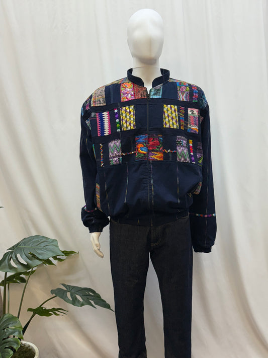 Men's Handwoven Patchwork Guatemalan Jacket