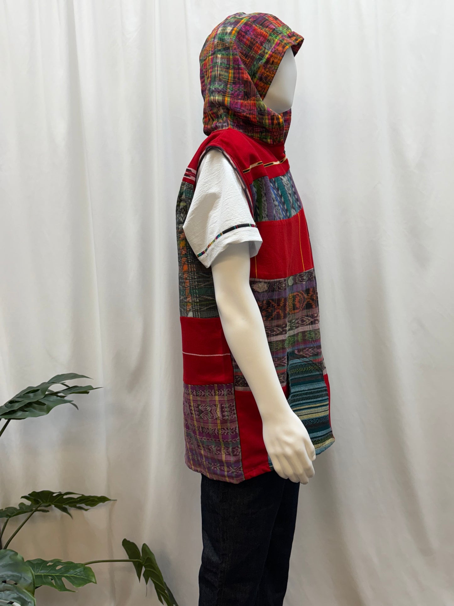Men's Handwoven Patchwork Guatemalan Vest