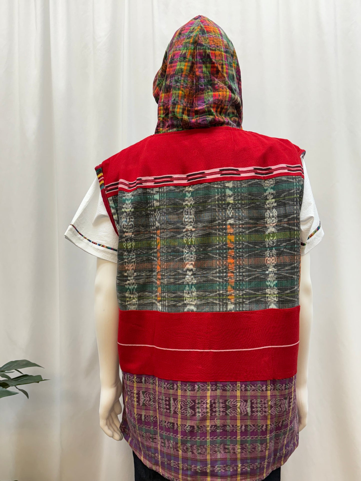 Men's Handwoven Patchwork Guatemalan Vest