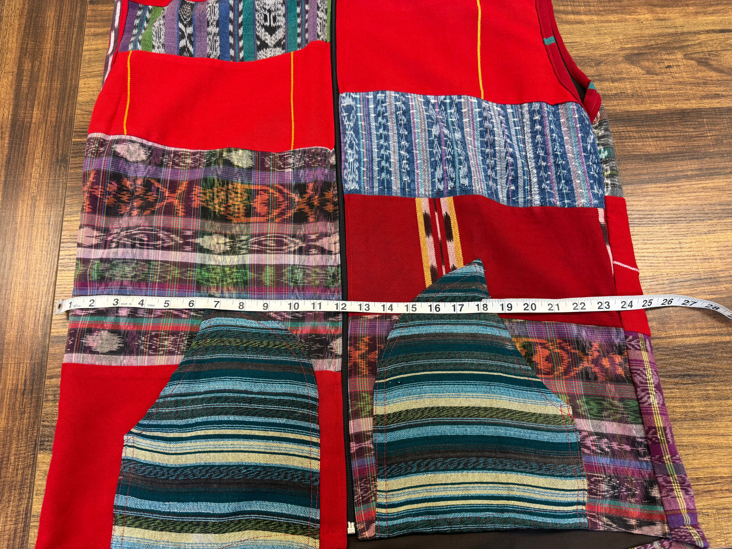 Men's Handwoven Patchwork Guatemalan Vest