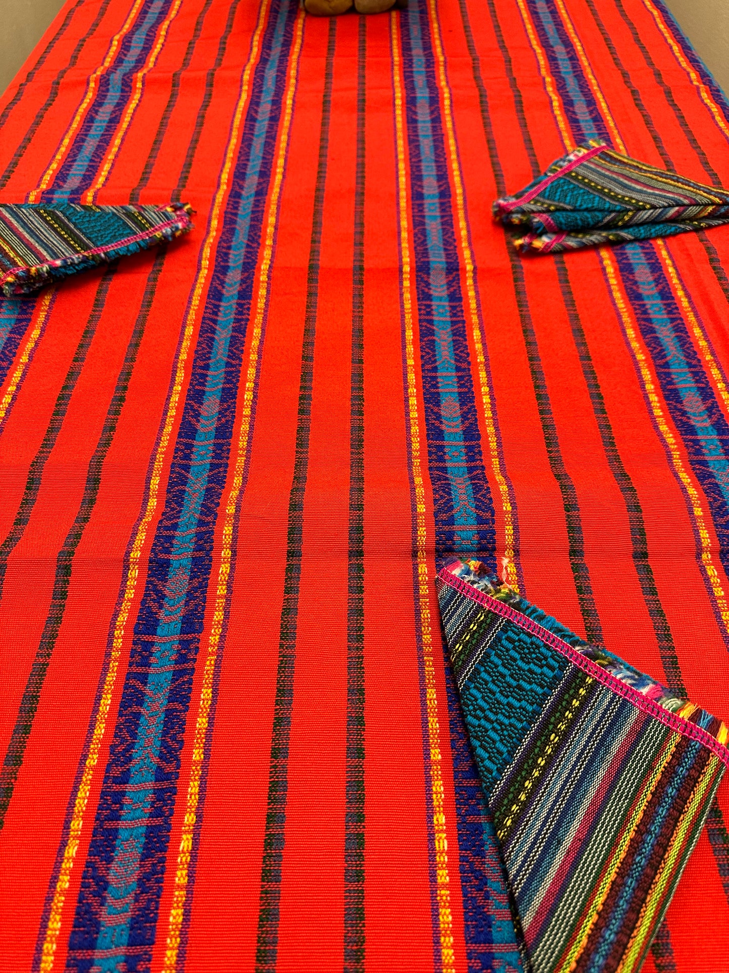 Guatemala Traditional Table Cover with Napkins