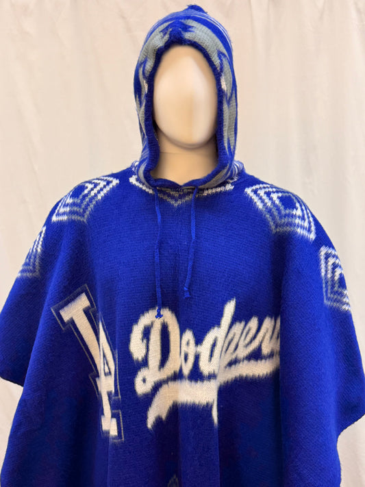 Dodgers Wool Hoodie Poncho