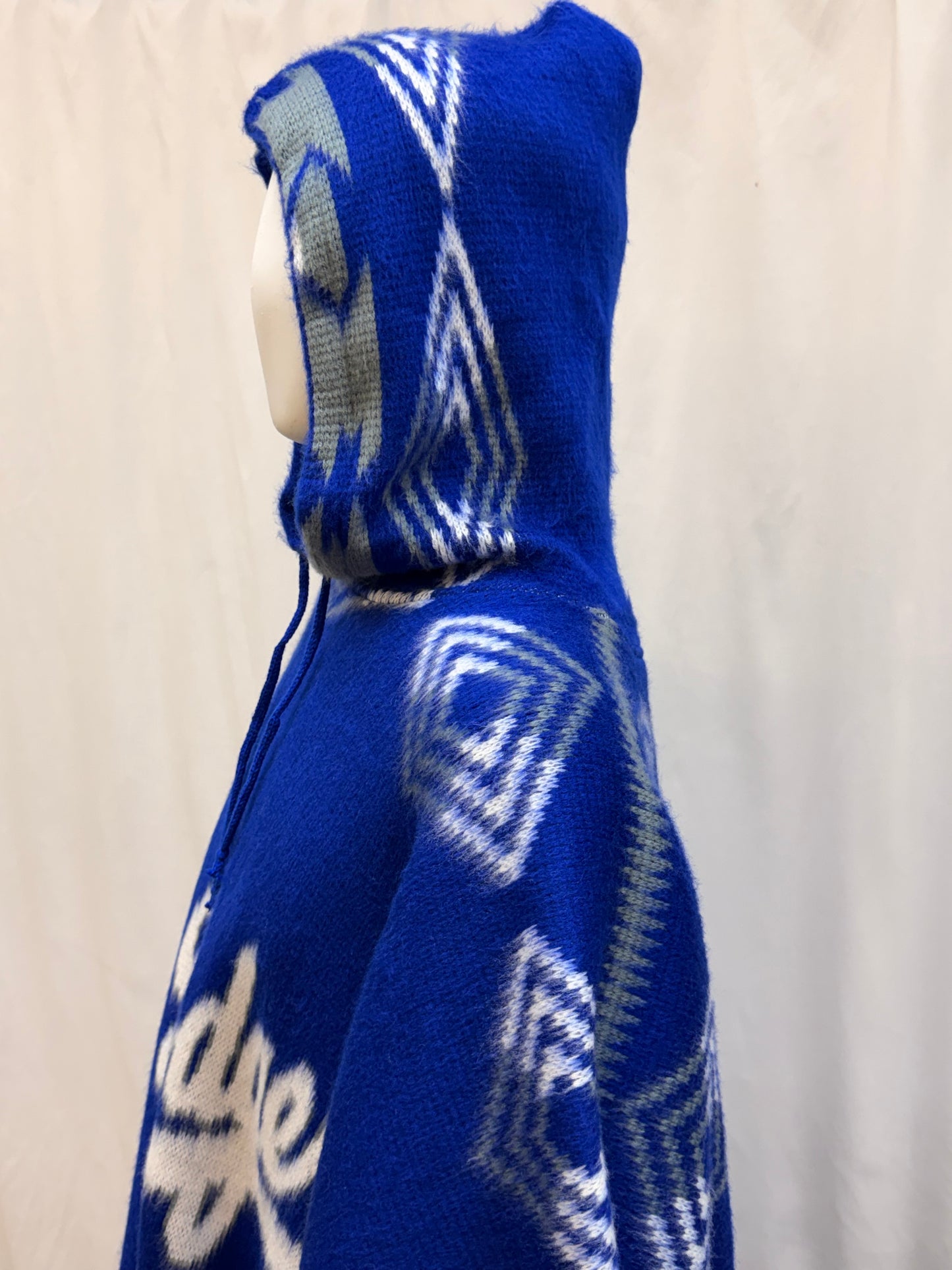 Dodgers Wool Hoodie Poncho
