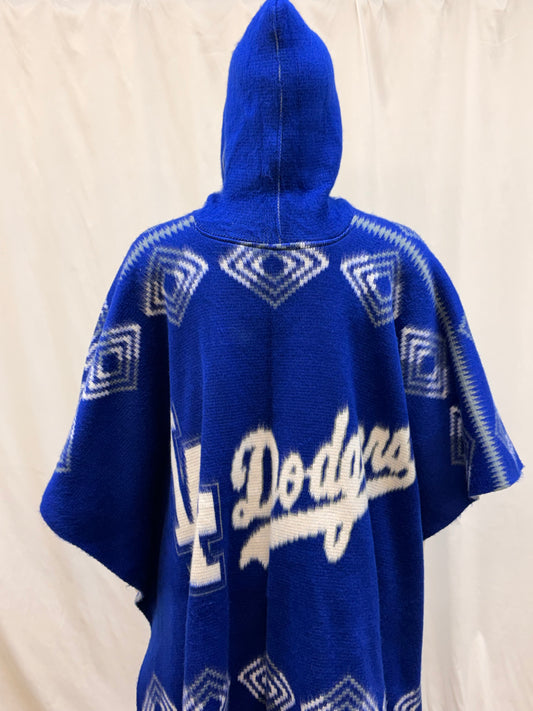 Dodgers Wool Hoodie Poncho