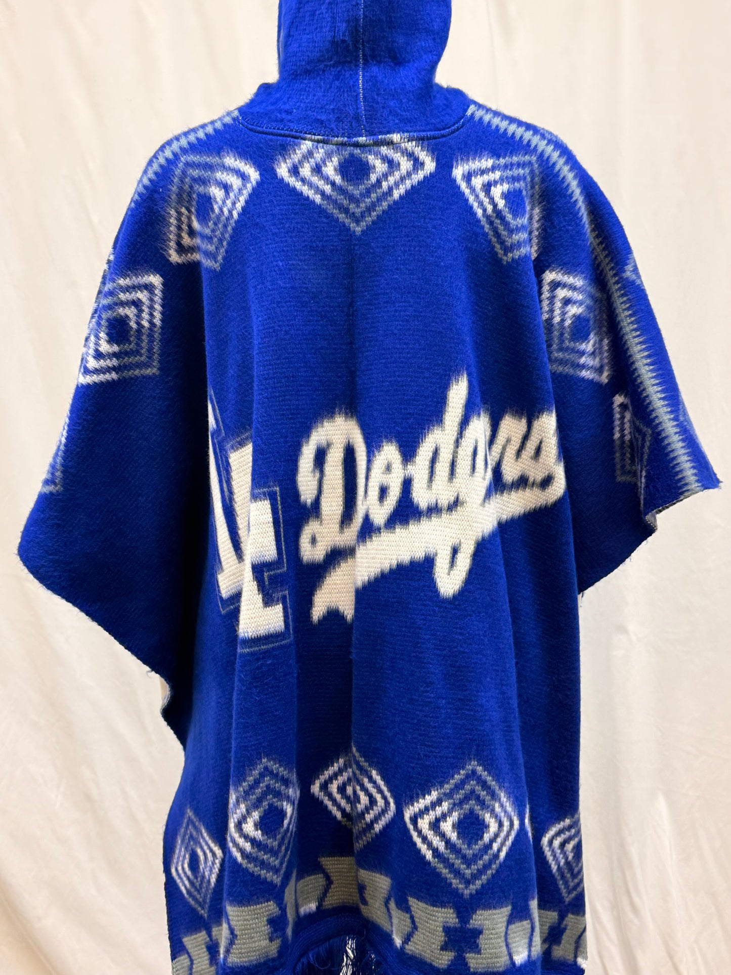 Dodgers Wool Hoodie Poncho