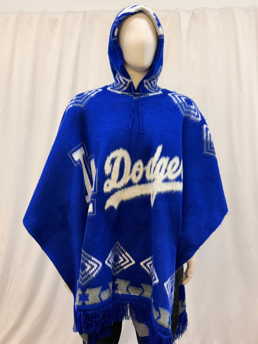 Dodgers Wool Hoodie Poncho