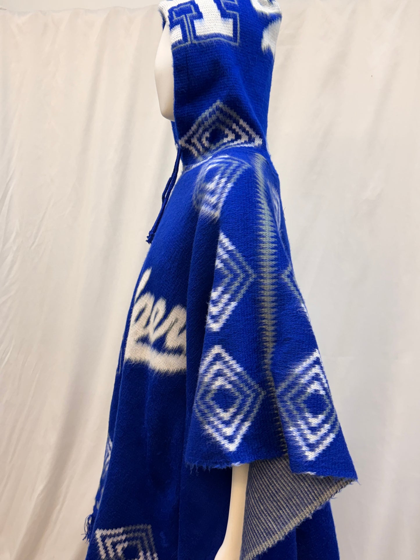 Dodgers Wool Hoodie Poncho