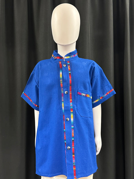 Boy's Mexican Embroidered Guayabera