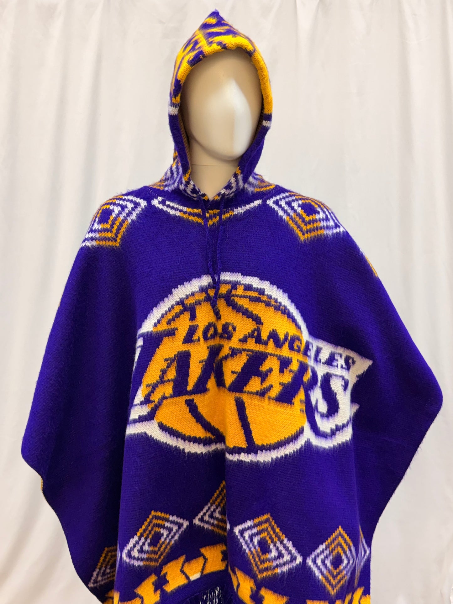 Lakers Wool Hoodie Poncho
