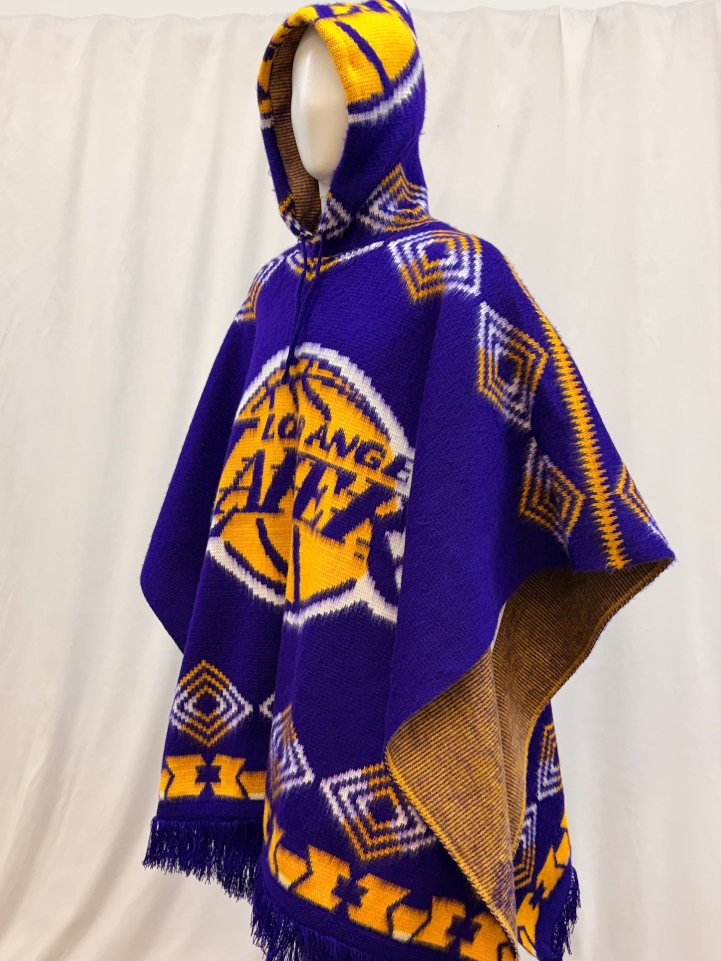 Lakers Wool Hoodie Poncho