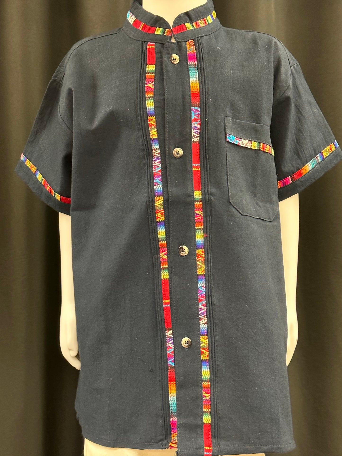 Boy's Mexican Embroidered Guayabera