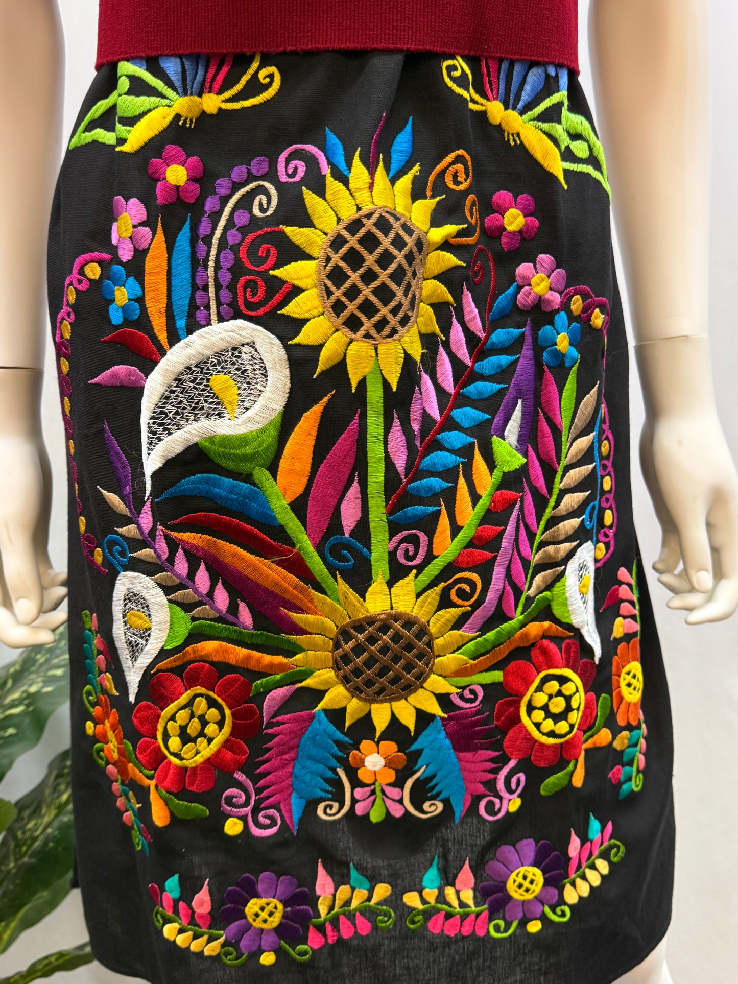 Women's Mexican Embroidered Off the Shoulder Dress