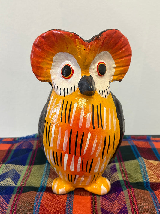 Guatemalan Handpainted Traditional Owl