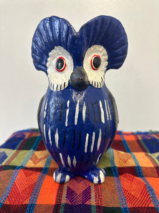 Guatemalan Handpainted Traditional  Owl